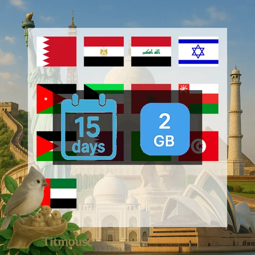 Middle East and North Africa - 2 GB - 15 Days