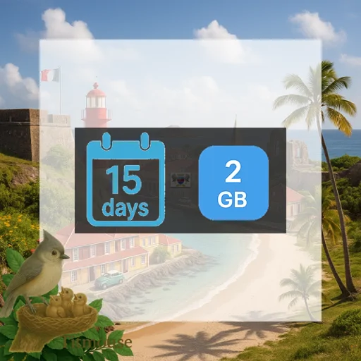 Saint Barthélemy - 2 GB - 15 Days