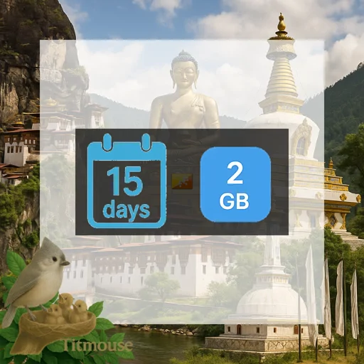 Bhutan - 2 GB - 15 Days