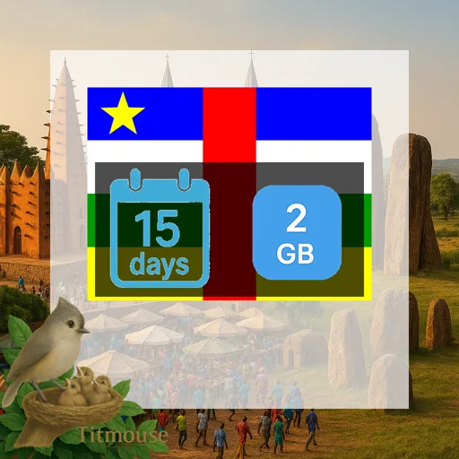 Central African Republic - 2 GB - 15 Days