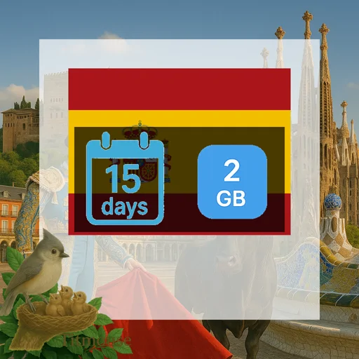 Spain - 2 GB - 15 Days