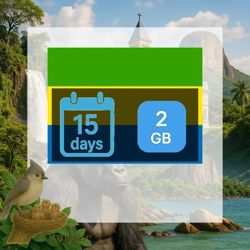 Gabon - 2 GB - 15 Days