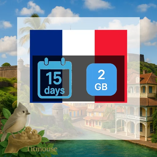 Guadeloupe - 2 GB - 15 Days