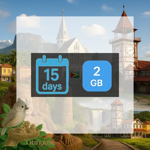 Guyana - 2 GB - 15 days