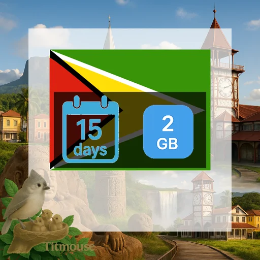Guyana - 2 GB - 15 Days