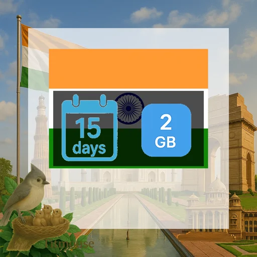 India - 2 GB - 15 Days