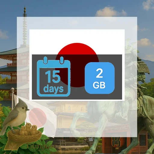 Japan - 2 GB - 15 Days