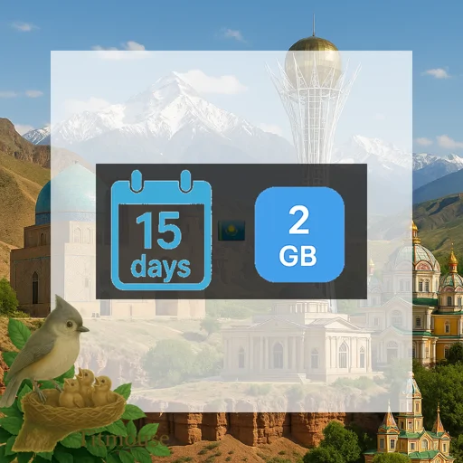 Kazakhstan - 2 GB - 15 Days
