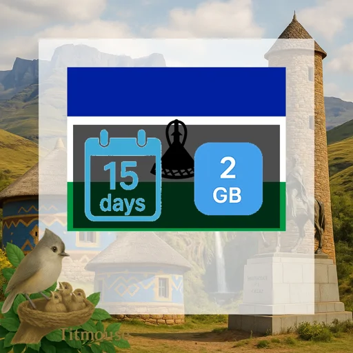 Lesotho - 2 GB - 15 Days