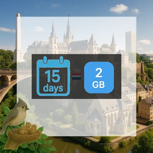 Luxembourg - 2 GB - 15 Days