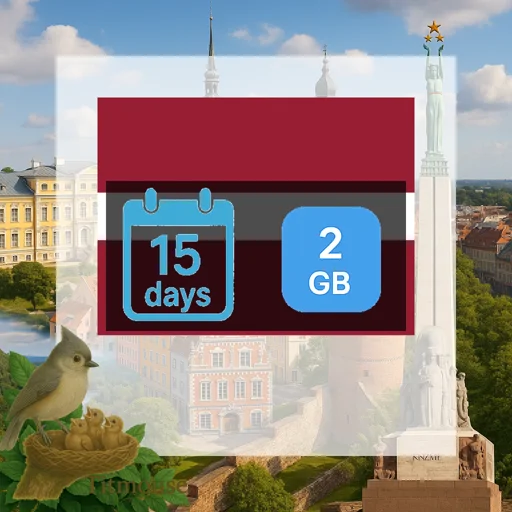 Latvia - 2 GB - 15 Days