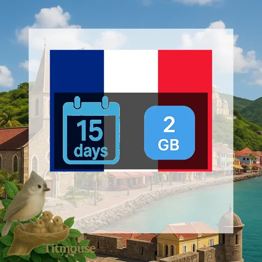 Saint Martin (French Part) - 2 GB - 15 Days
