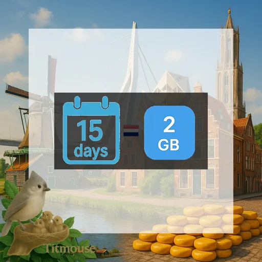 Netherlands - 2 GB - 15 Days