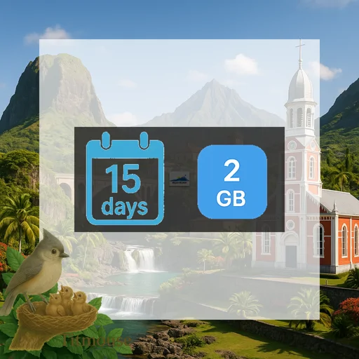 Réunion - 2 GB - 15 Days