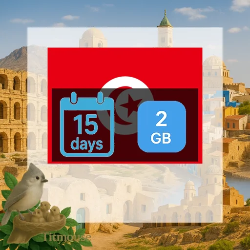 Tunisia - 2 GB - 15 Days