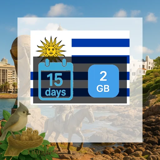 Uruguay - 2 GB - 15 Days