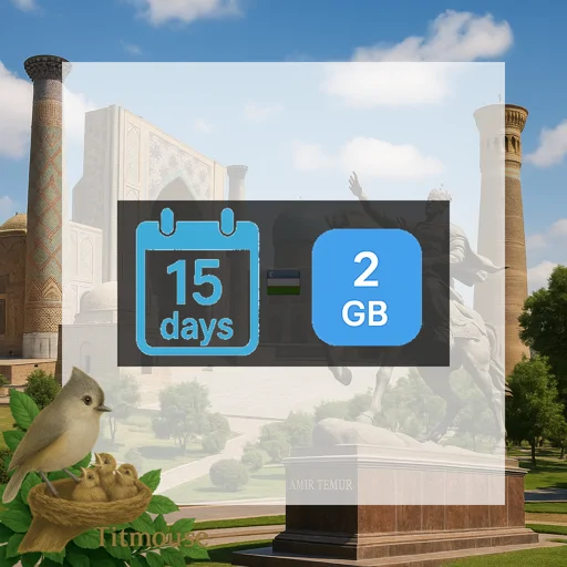 Uzbekistan - 2 GB - 15 days