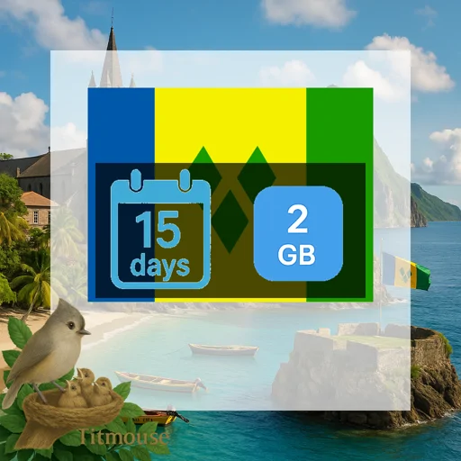Saint Vincent and the Grenadines - 2 GB - 15 Days