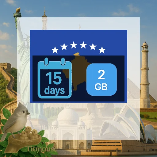 Kosovo - 2 GB - 15 Days