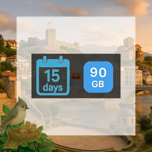 North Macedonia - Unlimited - 15 Days