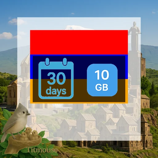 Armenia - 10 GB - 30 Days