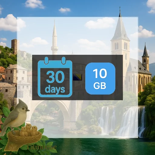 Bosnia and Herzegovina - 10 GB - 30 Days