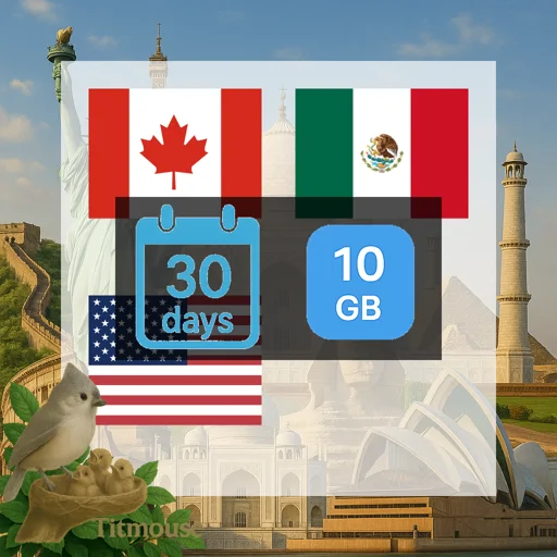 North America - 10 GB - 30 days