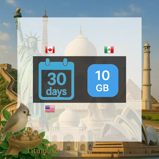 North America - 10 GB - 30 days