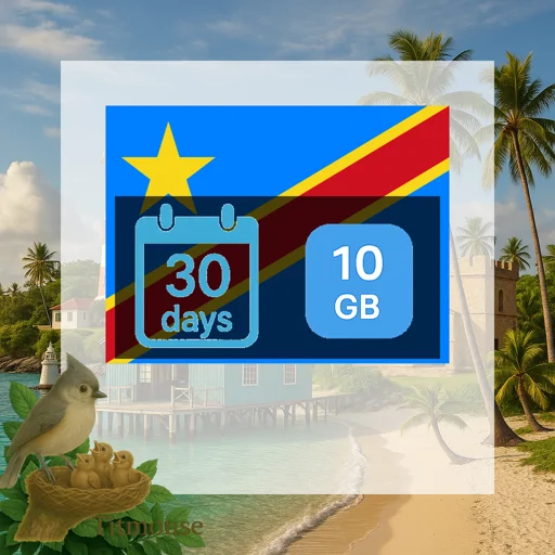 Democratic Republic Of The Congo - 10 GB - 30 Days