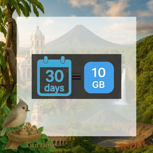 Costa Rica - 10 GB - 30 days