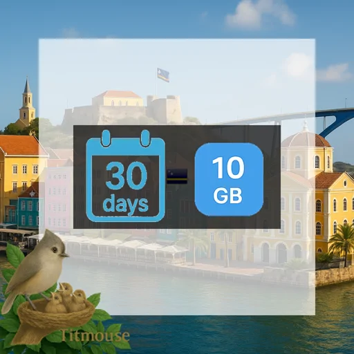 Curaçao - 10 GB - 30 days