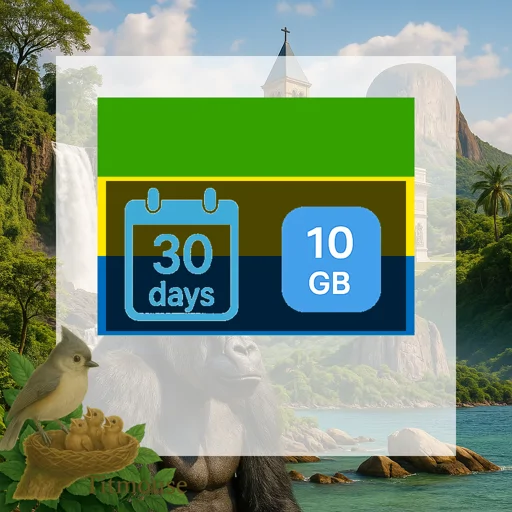 Gabon - 10 GB - 30 Days