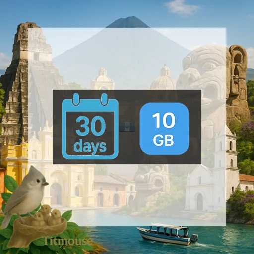 Guatemala - 20 GB - 30 days