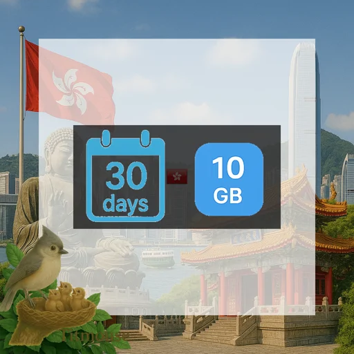 Hong Kong - 10 GB - 30 days