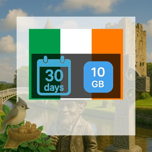 Ireland - 10 GB - 30 Days