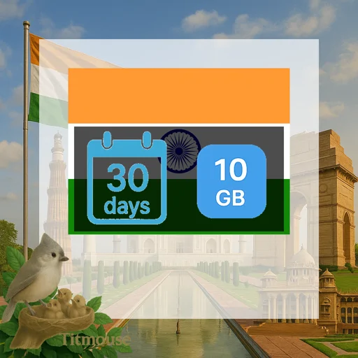 India - 10 GB - 30 Days