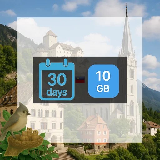 Liechtenstein - 10 GB - 30 Days