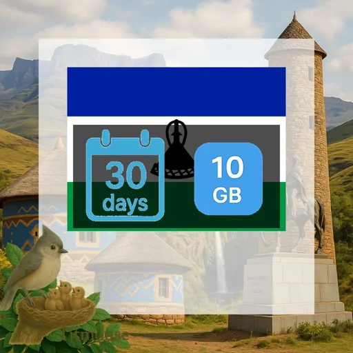 Lesotho - 10 GB - 30 Days
