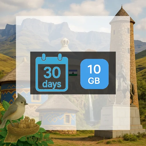 Lesotho - 10 GB - 30 Days