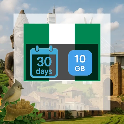 Nigeria - 10 GB - 30 Days