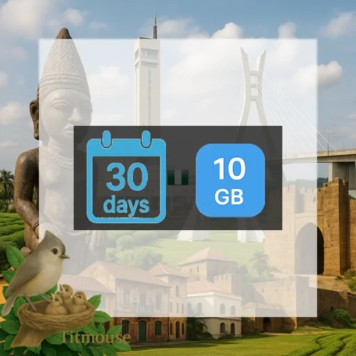 Nigeria - 10 GB - 30 days