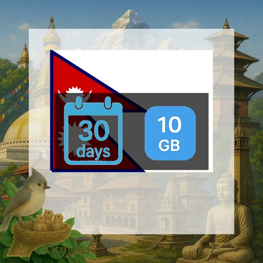 Nepal - 10 GB - 30 Days