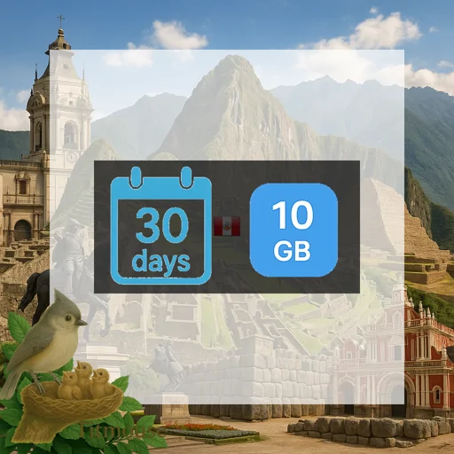 Peru - 10 GB - 30 days