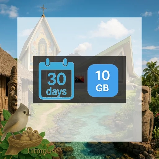 Papua New Guinea - 10 GB - 30 Days