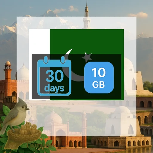 Pakistan - 10 GB - 30 Days