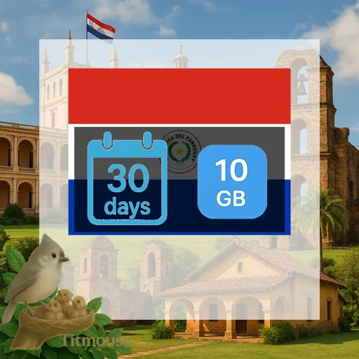 Paraguay - 10 GB - 30 Days