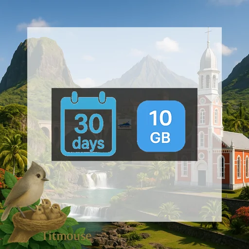 Réunion - 10 GB - 30 Days