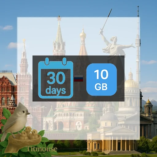 Russia - 10 GB - 30 Days