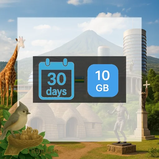 Rwanda - 10 GB - 30 Days