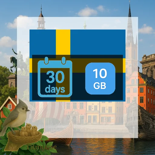 Sweden - 10 GB - 30 Days